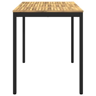 Tuin Bartafel Wit en zwart 147 x 88,5 x 105 cm 4