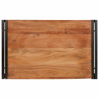 Badkamer wandschap voor Bruin 80 x 50 x 23 cm Massief Acaciahout 7