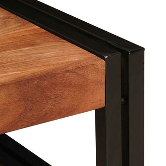 Badkamer wandschap voor Bruin 100 x 50 x 23 cm Massief Acaciahout 8