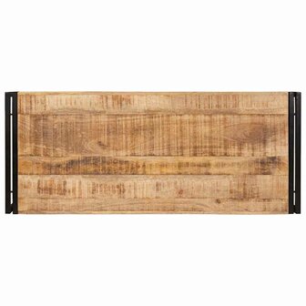 Badkamer wandschap Bruin 120 x 50 x 23 cm Massief Ruw Mango Hout 7
