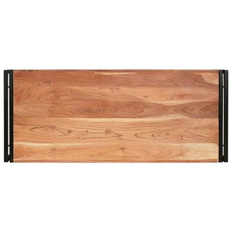 Badkamer wandschap voor Bruin 120 x 50 x 23 cm Massief Acaciahout 7