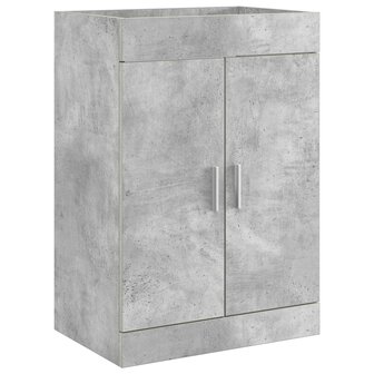 Wastafelkast Betongrijs 56 x 37,5 x 81 cm 2