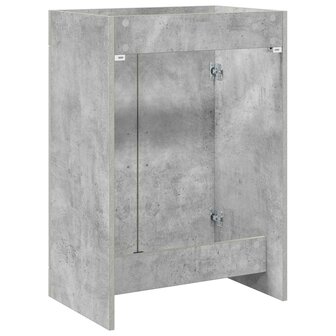 Wastafelkast Betongrijs 56 x 37,5 x 81 cm 6