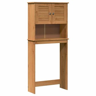 Wasmachinekast VIGO Bruin en Honingbruin 72,5 x 27 x 161 cm 2