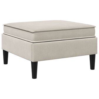 Hocker met Opslag Havermout Fluweel 6