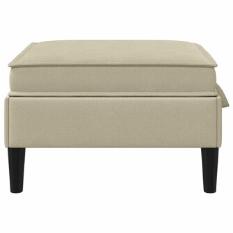 Hocker met Opslag Zand Fluweel 5