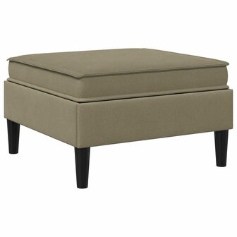 Hocker met Opslag Kaki Fluweel 6