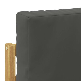 2 Stuk Buiten bankenset Polyester Wit en Anthraciet 7