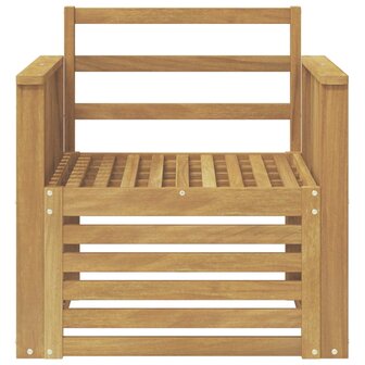 Buiten bankenset Massief Acaciahout Wit 3