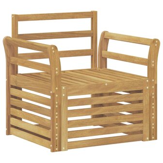 Buiten bankenset Massief Acaciahout Wit 2