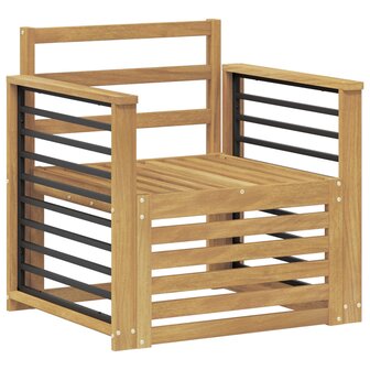 Buiten bankenset Massief Acaciahout Wit 2