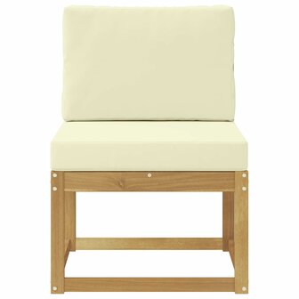 Buiten bankenset Wit en cr&egrave;mekleurig 59 x 63 x 73 cm 3