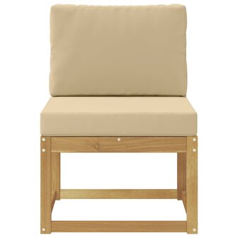 Buiten bankenset Wit en Beige 59 x 63 x 73 cm 3