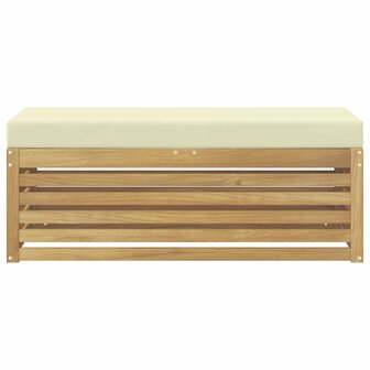 Buiten bankenset Wit en cr&egrave;mekleurig 115 x 43 x 45 cm 3