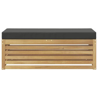 Buiten bankenset Wit en antracietkleurig 115 x 43 x 45 cm 3