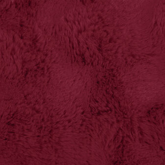 Antislip deken van imitatie konijnenbont Olite Bordeaux Rood 9
