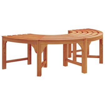Boombank 4 -Seater 160 x 80 x 45cm Massief Eucalyptus Hout 2