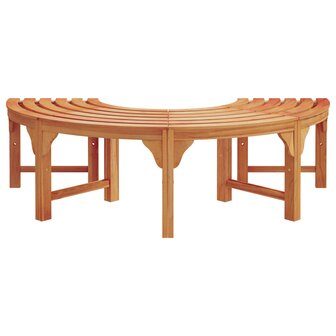 Boombank 4 -Seater 160 x 80 x 45cm Massief Eucalyptus Hout 4