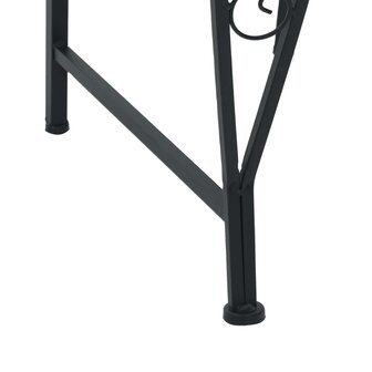 Boombank 4 zitplaatsen 160 x 80 x 89 cm Staal Zwart 3