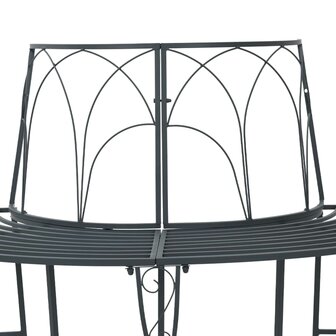 Boombank 4 zitplaatsen 160 x 80 x 89 cm Staal 4
