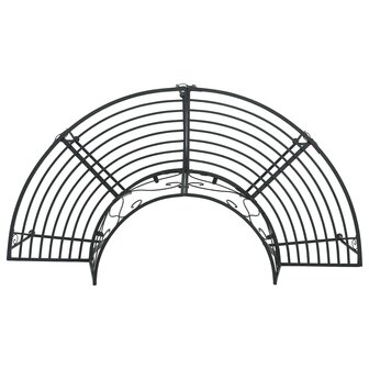 Boombank 4 zitplaatsen 160 x 80 x 89 cm Staal Zwart 2