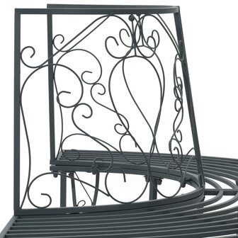 Boombank 4 zitplaatsen 160 x 80 x 89 cm Staal 5