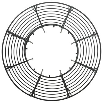 Boombank 8 zitplaatsen &Oslash; 160 x 89 cm Staal Zwart Rond 2