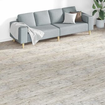 Vloerplanken Grijs 5,26 m&sup2; 18 st PVC 1