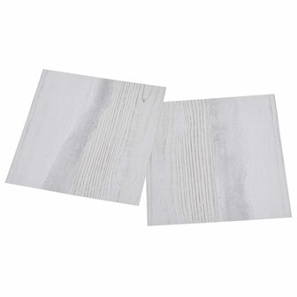 Vloerplanken Wit en Lichtgrijs 5,11 m&sup2; 55 st PVC 4