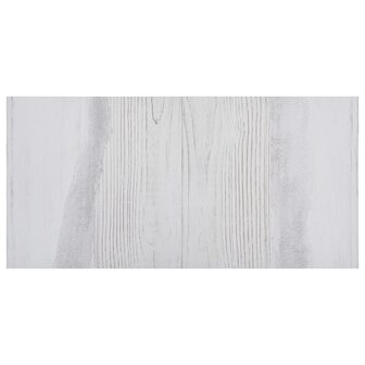 Vloerplanken Wit en Lichtgrijs 5,11 m&sup2; 55 st PVC 5