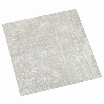 Zelfklevende Vloerplanken Lichtgrijs 30,5 x 30,5 cm 20 st PVC 1