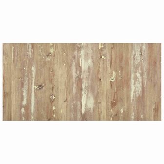 Zelfklevende Vloerplanken Bruin en wit 30,5 x 30,5 cm 20 st PVC 4