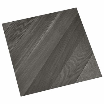 Zelfklevende Vloerplanken Streep Grijs 30,5 x 30,5 cm 20 st PVC 1