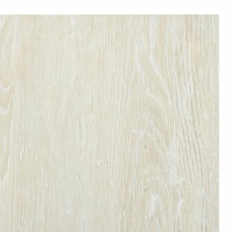 Zelfklevende Vloerplanken Cr&egrave;mekleurig 30,5 x 30,5 cm 20 st PVC 8