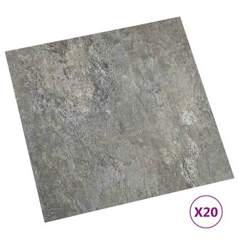 Zelfklevende Vloerplanken Stenen 30,5 x 30,5 cm 20 st PVC 2