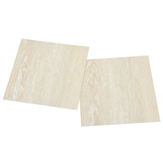 Zelfklevende Vloerplanken Wit en Beige 30,5 x 30,5 cm 20 st PVC 3