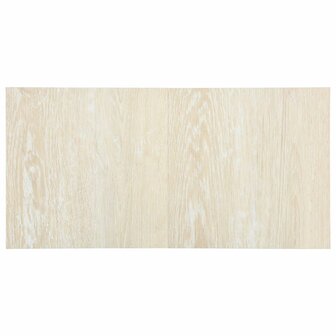 Zelfklevende Vloerplanken Wit en Beige 30,5 x 30,5 cm 20 st PVC 4
