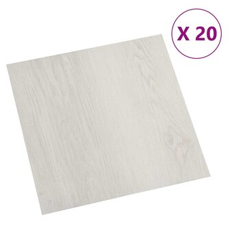 Zelfklevende Vloerplanken Licht Beige 30,5 x 30,5 cm 20 st PVC 2