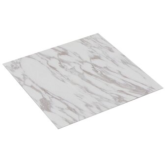 Zelfklevende Vloerplanken Wit en Bruin 30,5 x 30,5 cm 20 st PVC 1