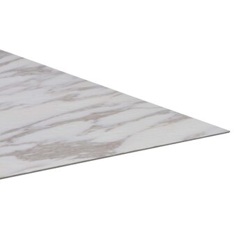 Zelfklevende Vloerplanken Wit en Bruin 30,5 x 30,5 cm 20 st PVC 4