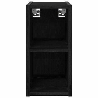 Hangkast Zwart Eiken 20 x 29,5 x 40 cm Bewerkt hout 5