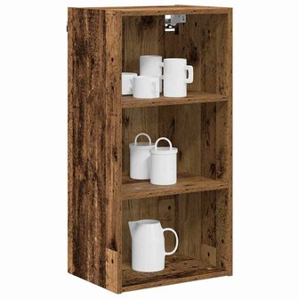 Hangkast Oudhout 40 x 29,5 x 80 cm Bewerkt hout 3