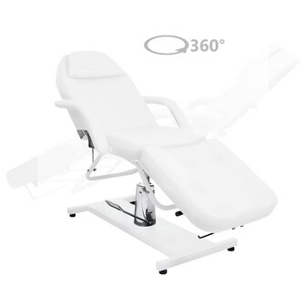 Massagetafel 180x62x(87-112) cm wit 2
