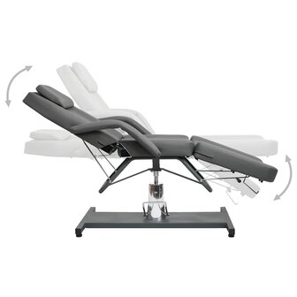 Massagetafel 180x62x(87-112) cm grijs 3