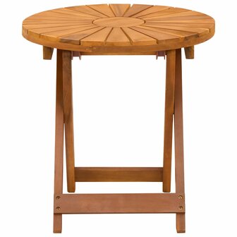 Bistrotafel Naturel &Oslash;45 x 45 cm Massief Acaciahout 3