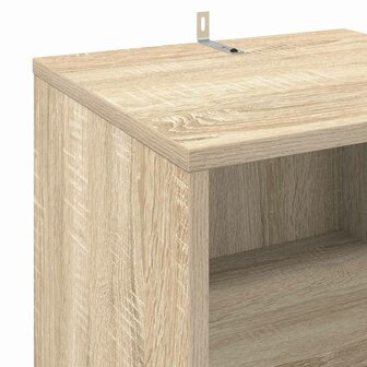 Platenkast Sonoma Eiken 38 x 33 x 61 cm Bewerkt hout 7