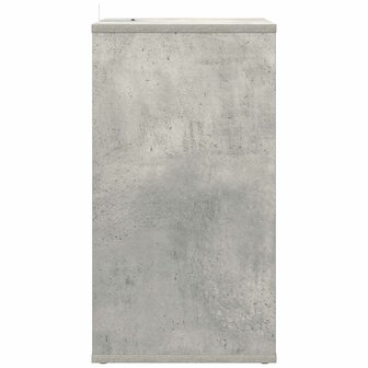 Platenkast Betongrijs 38 x 33 x 61 cm Bewerkt hout 5