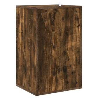 Platenkast Gerookt eiken 38 x 33 x 61 cm Bewerkt hout 6