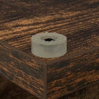 Platenkast Gerookt eiken 38 x 33 x 61 cm Bewerkt hout 8