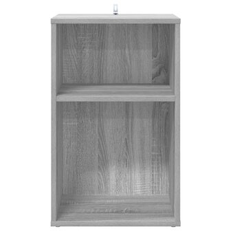 Platenkast Grijs Sonoma 38 x 33 x 61 cm Bewerkt hout 4